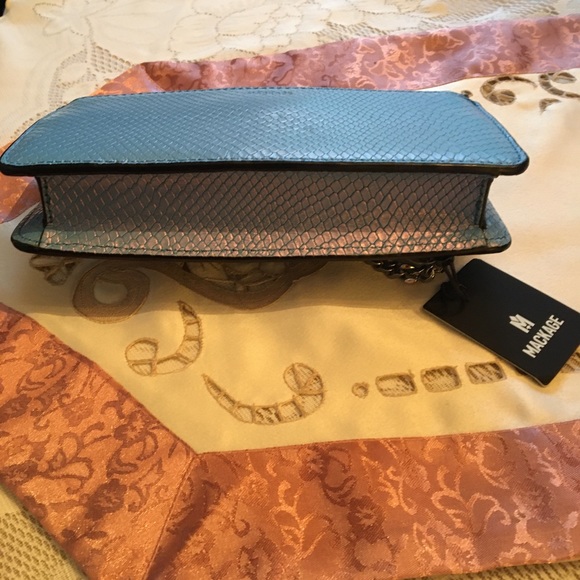 Mackage Mermaid Blue Sky Zoe crossbody clutch - Picture 11 of 12